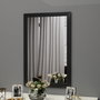 Hanah Home Lipa - Espejo de tocador Negro
